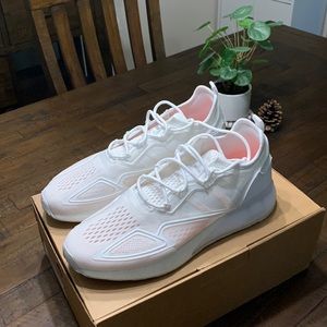 Adidas Originals ZX 2K Boost Sneakers - Triple White